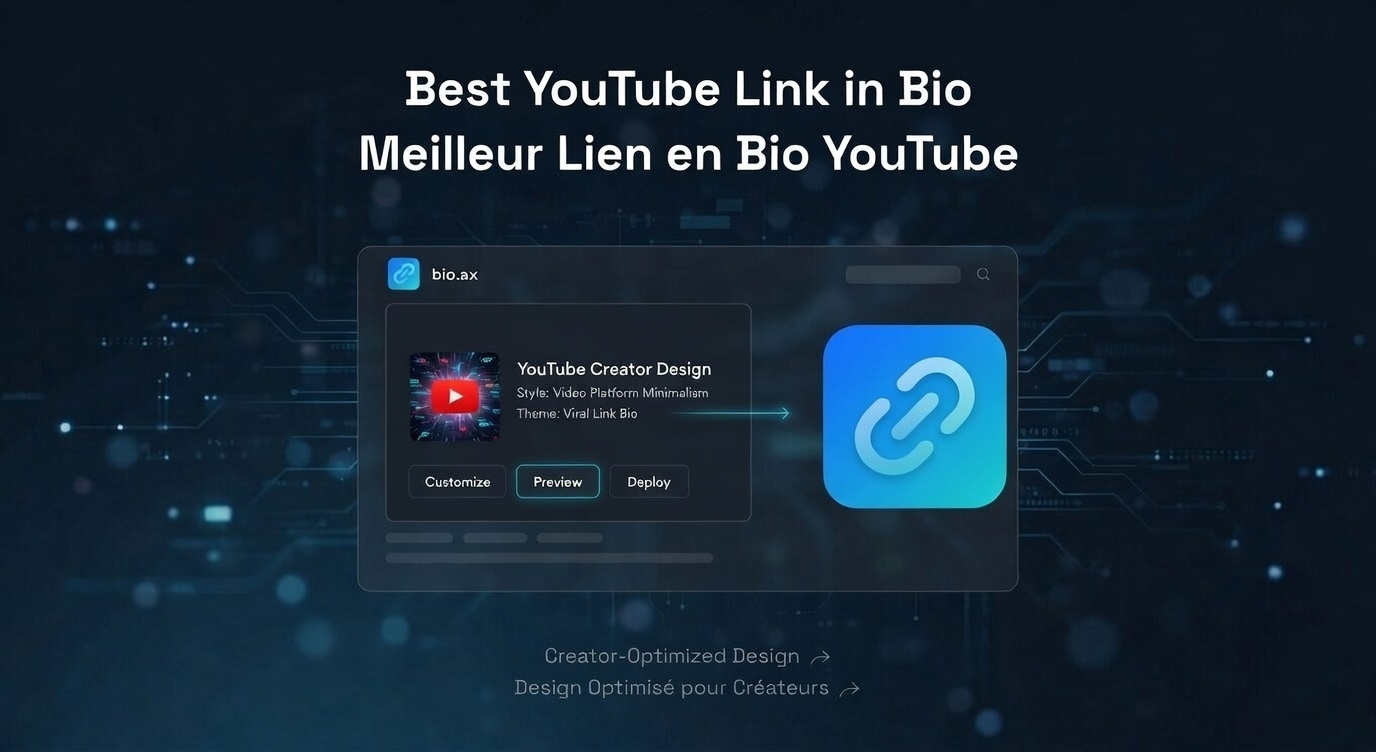 Meilleur Link in Bio pour YouTube